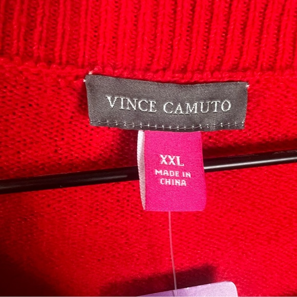 NWT Vince Camuto Merry Red Sweater - Picture 4 of 8